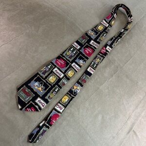 Coca-Cola Themed Patterned Tie